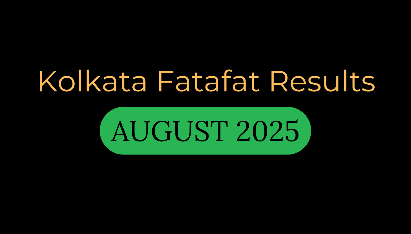 Kolkata FF Fatafat August 2025 Live Results