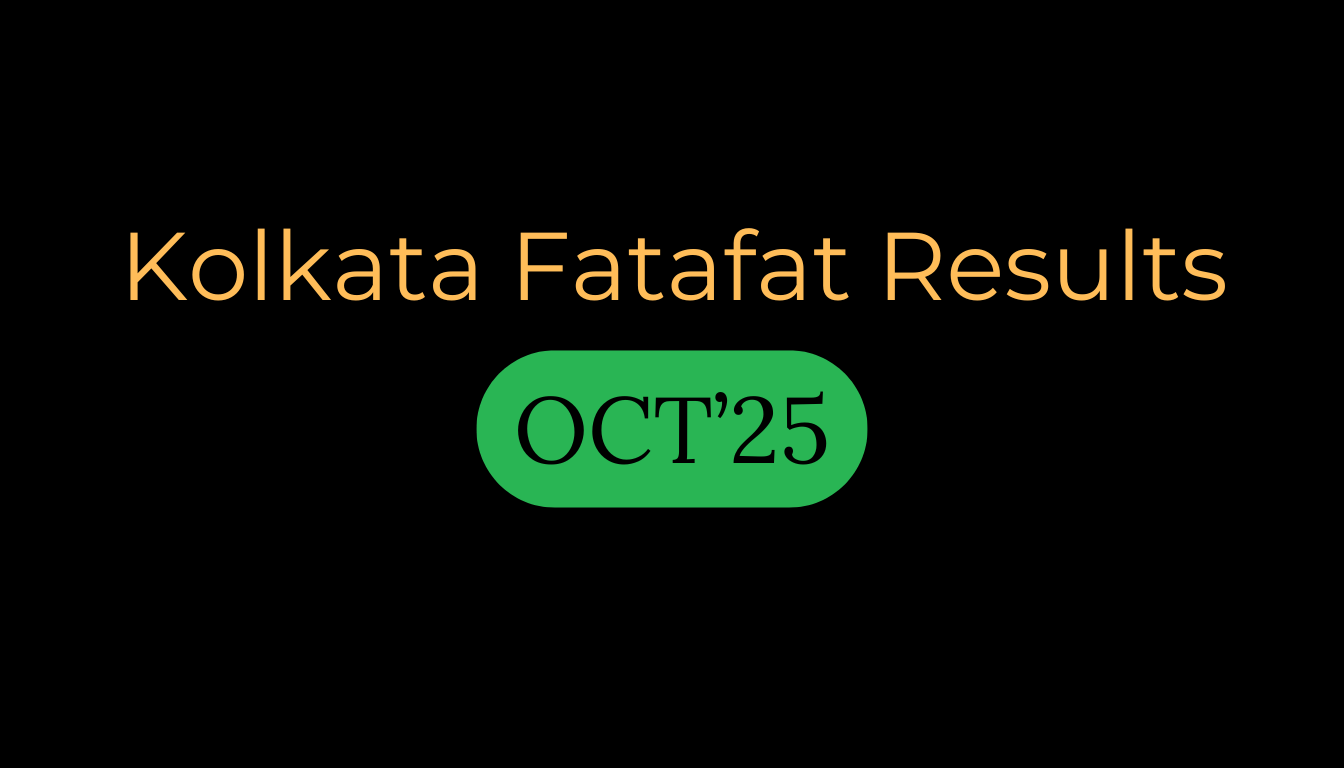 Kolkata FF Fatafat October 2025 Live Results