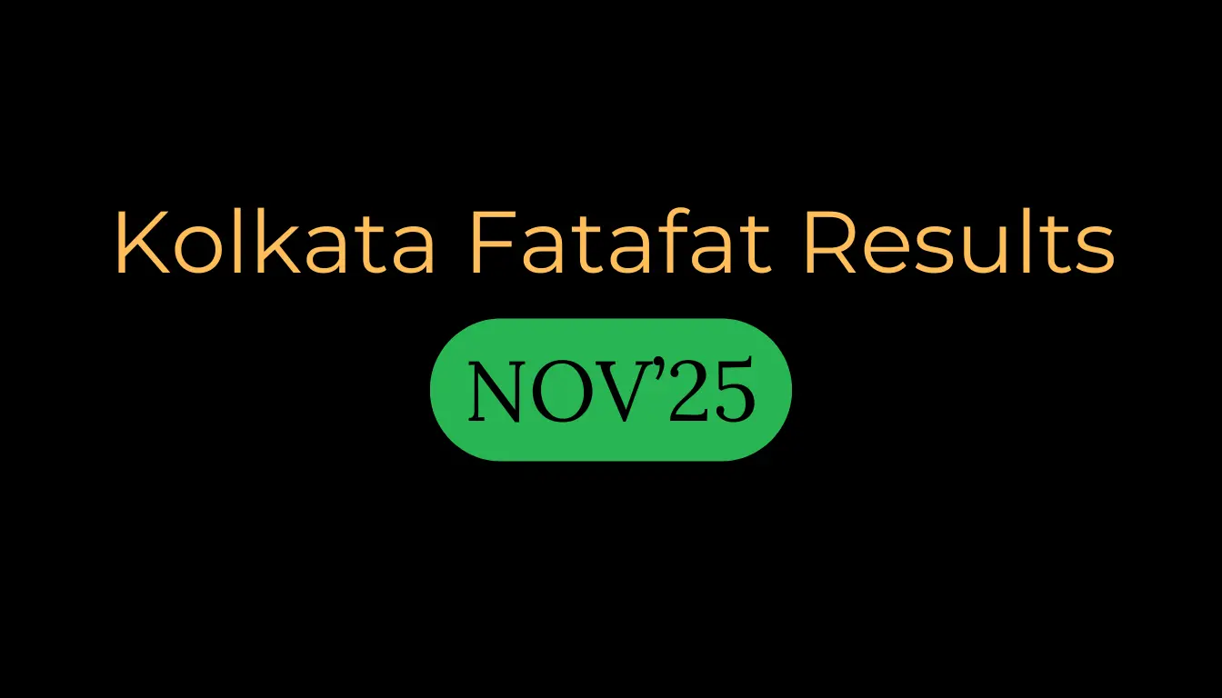 Kolkata FF Fatafat November 2025 Live Results