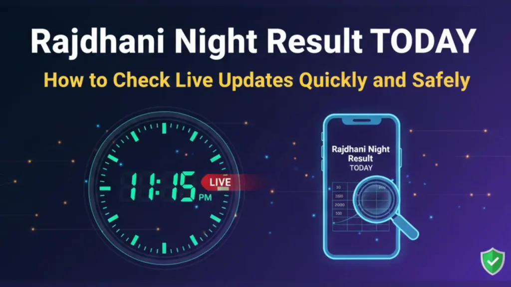 satta matka rajdhani night result banner