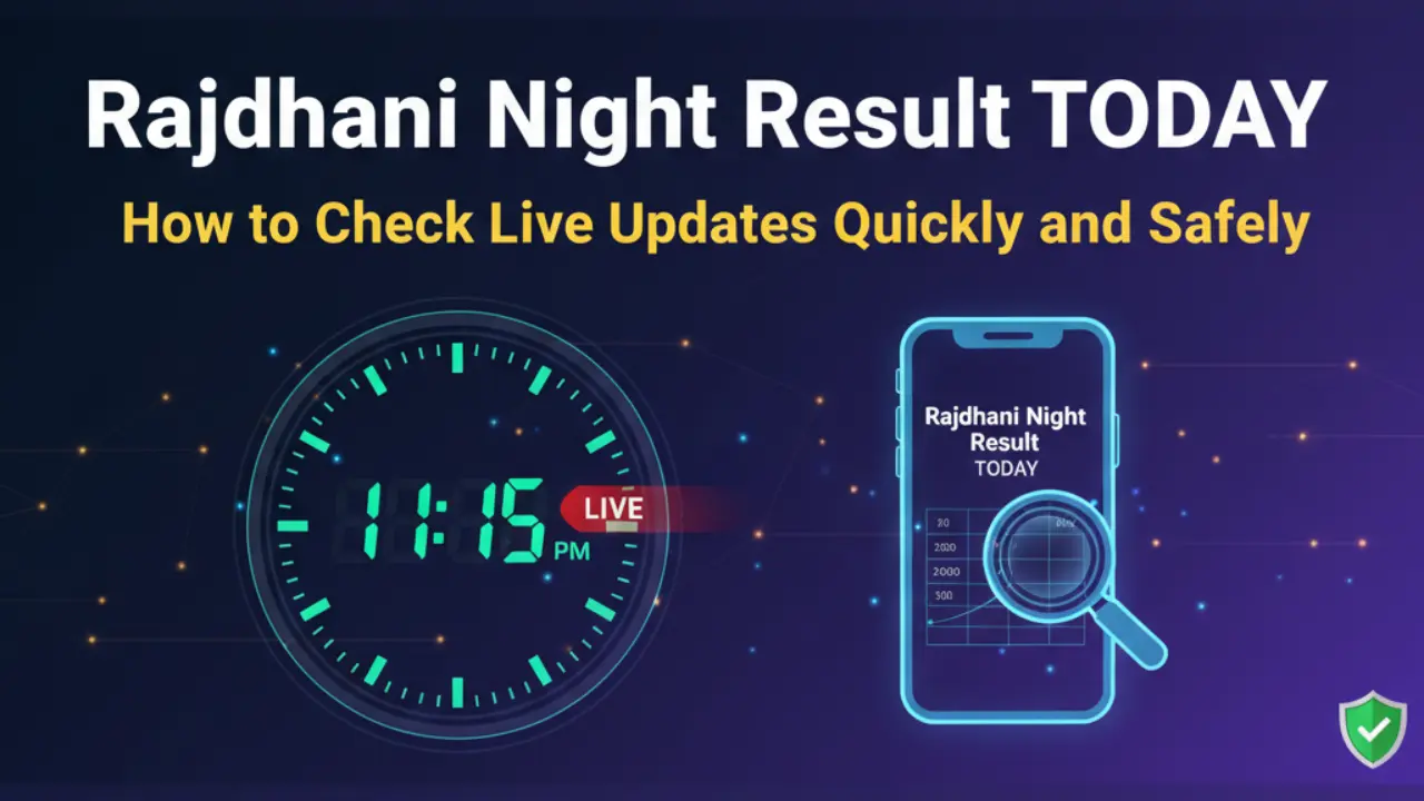 satta matka rajdhani night result banner