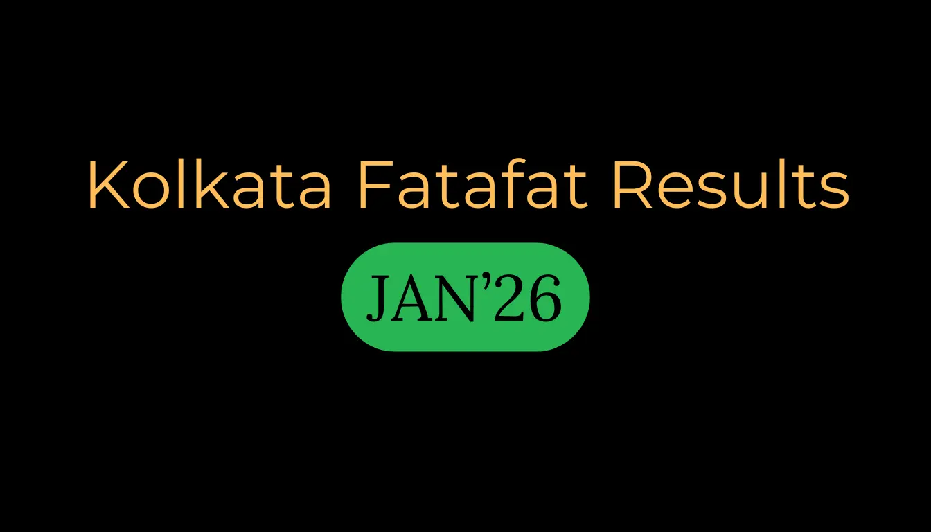 Kolkata Fatafat January 2026 Results